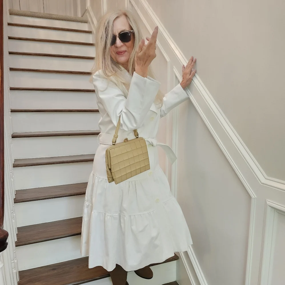 Vintage Verdi USA Ex Cond Kelly Style Tan Handbag, $64
